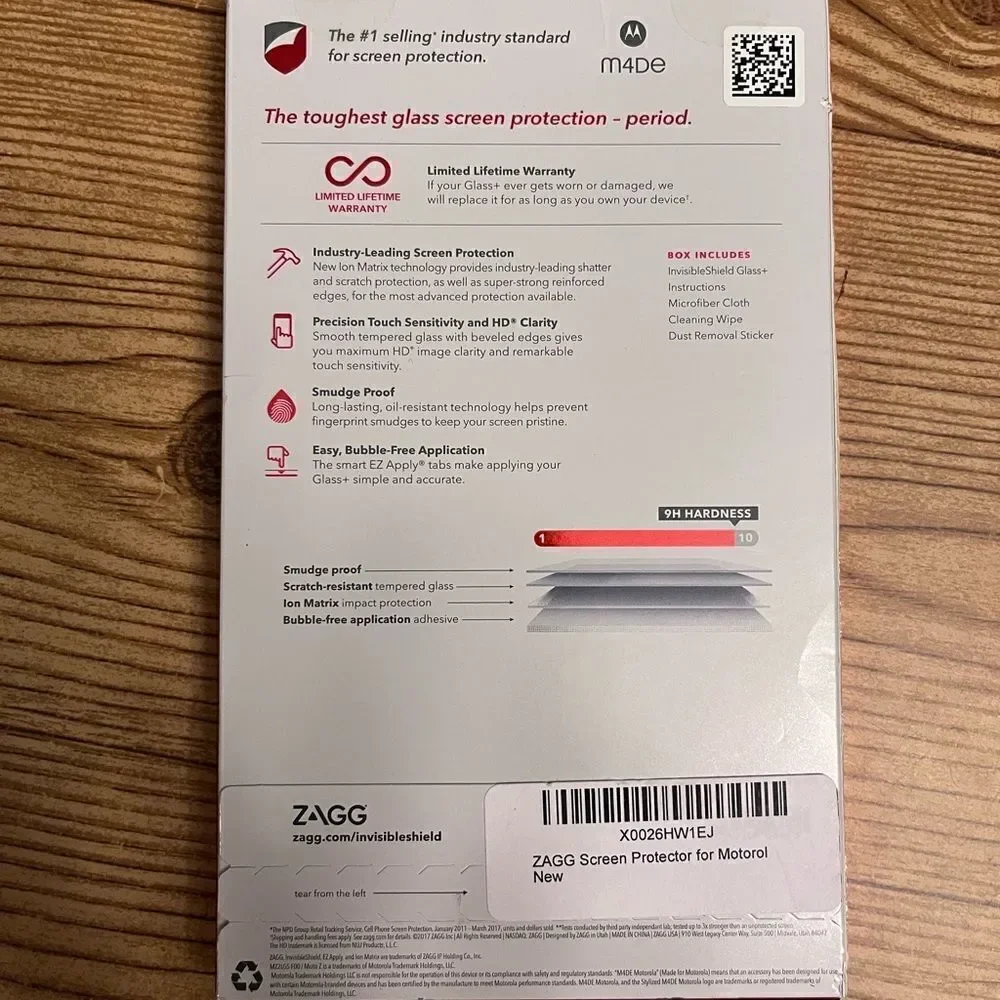 NWT Sealed Moto Z Screen Protectors Force Edition Invisible Shield